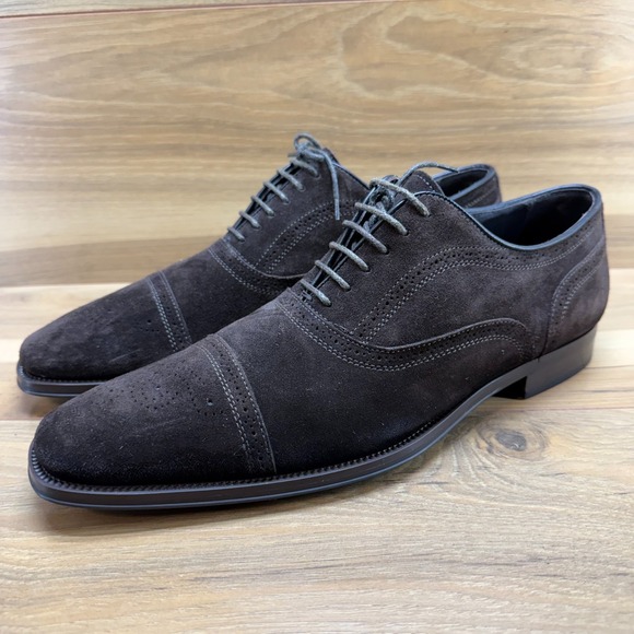 To Boot New York Other - To Boot Adam Derrick Mens Dress Shoes Size 10.5 Dark Brown Suede Cap Toe